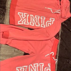 Pink sweat suit